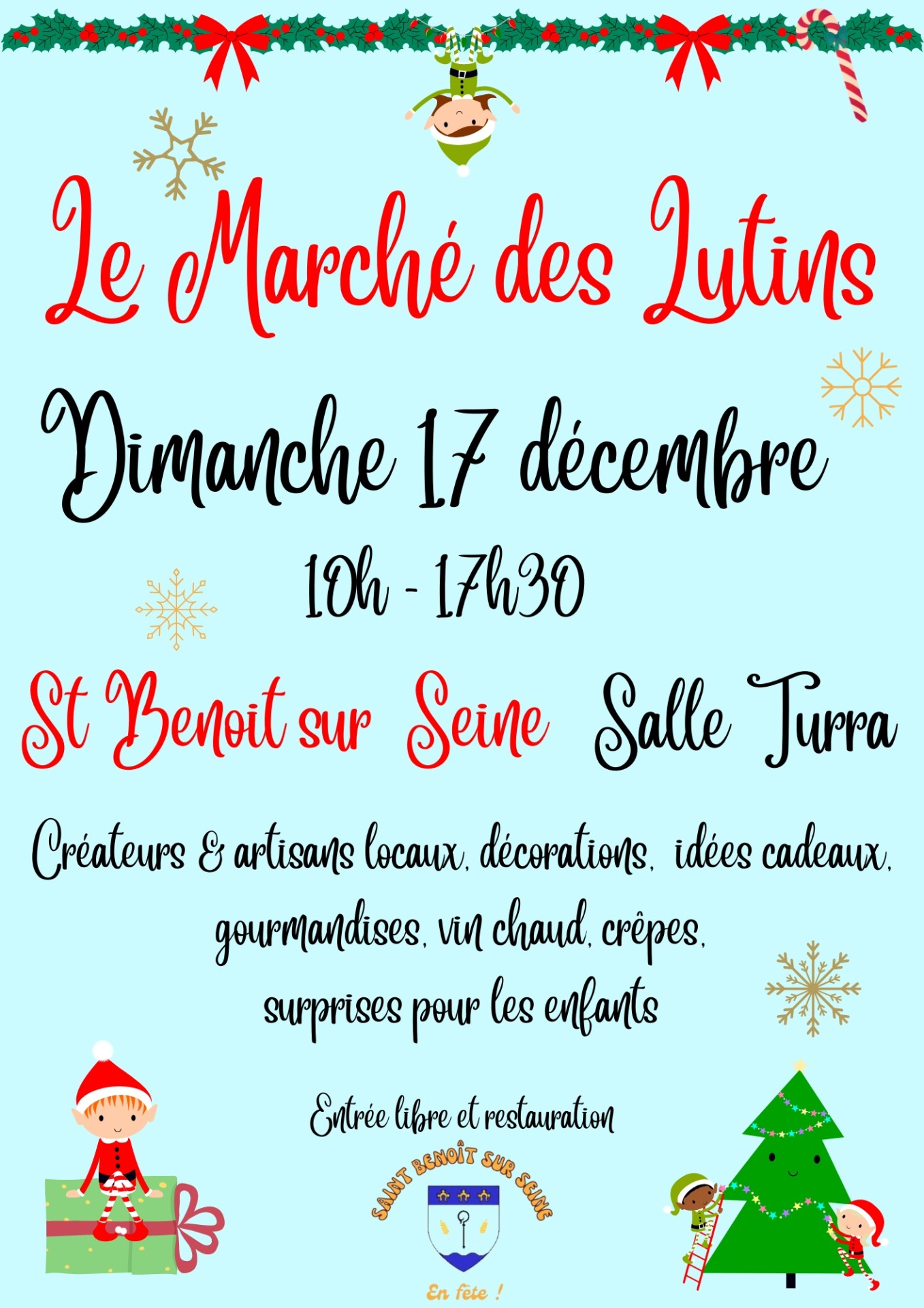 Affiche marche des lutins